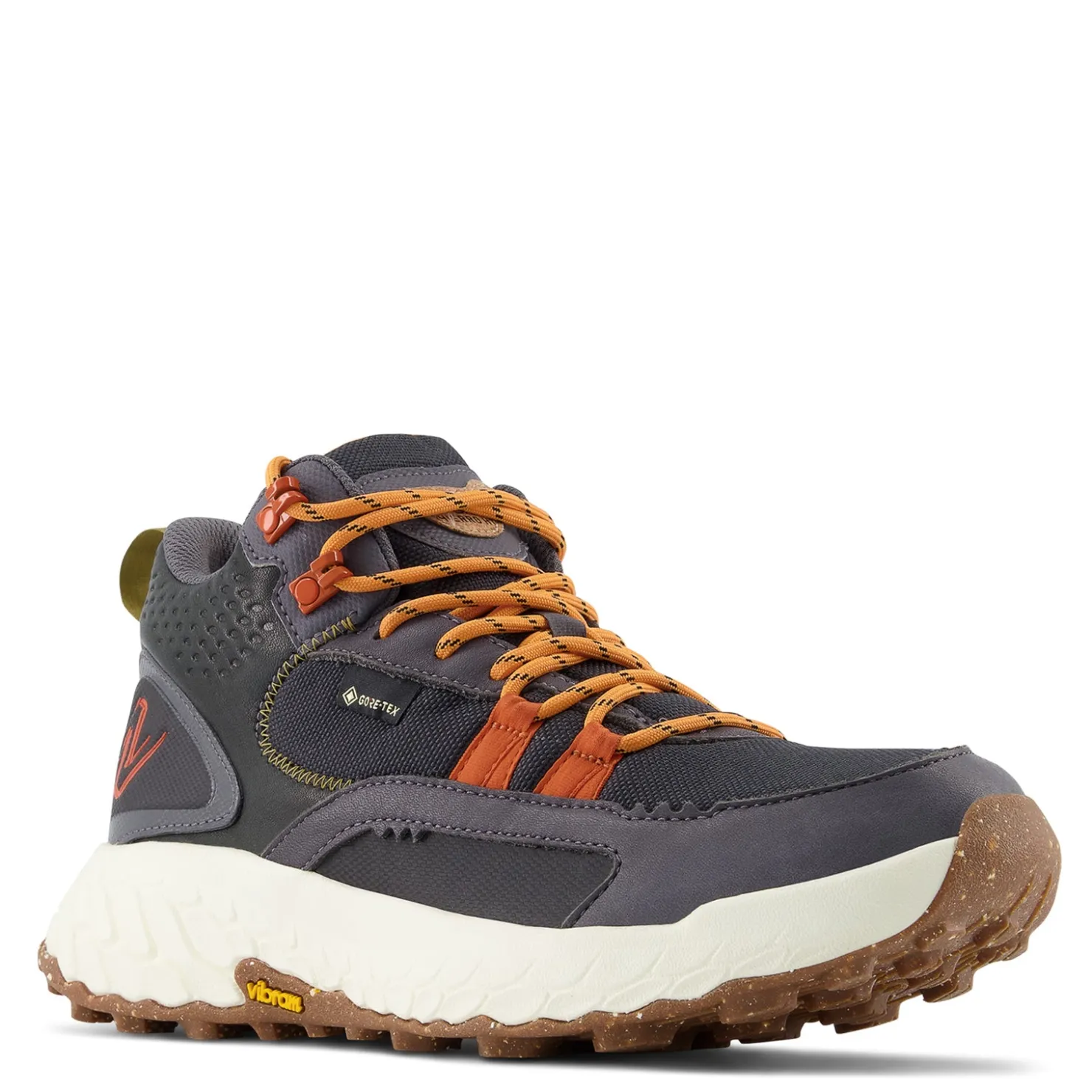 Running*New Balance Women's , Fresh Foam X Hierro Mid Trail Running Shoe Black Magnet Marigold