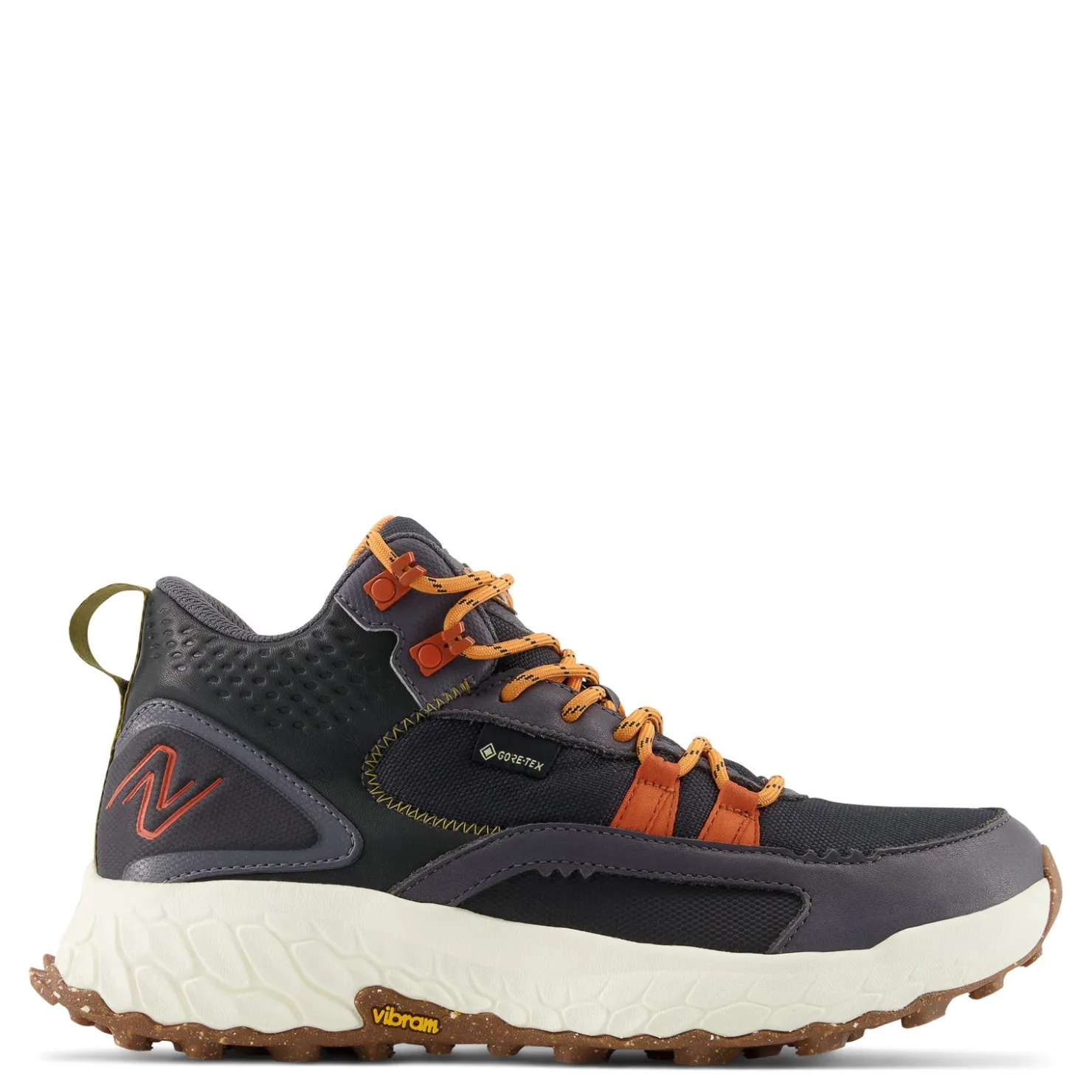 Running*New Balance Women's , Fresh Foam X Hierro Mid Trail Running Shoe Black Magnet Marigold