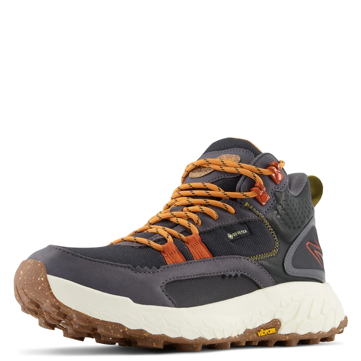 Running*New Balance Women's , Fresh Foam X Hierro Mid Trail Running Shoe Black Magnet Marigold