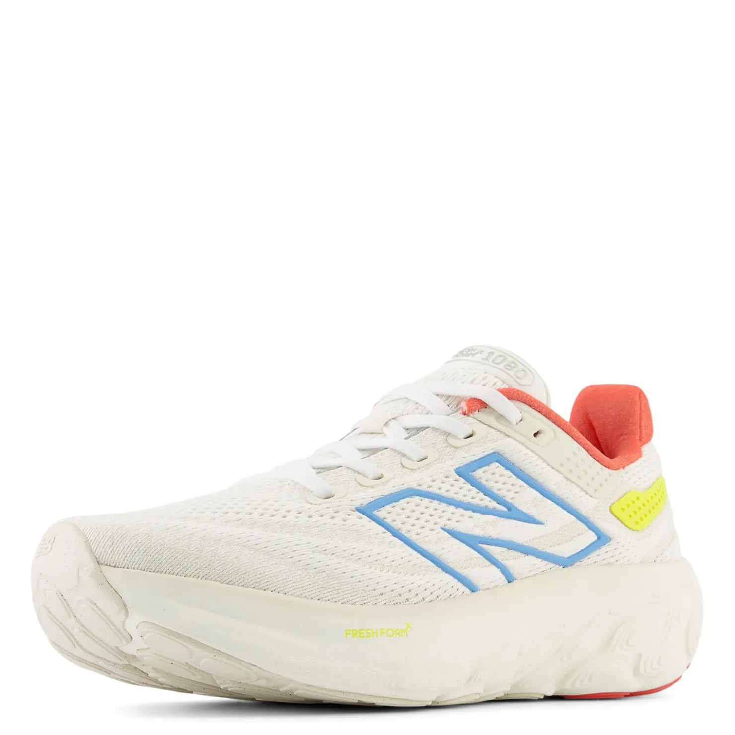Running*New Balance Women's , 1080v13 Fresh Foam X Running Shoe Sea Salt/Coastal Blue/Gulf Rd