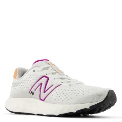 Running*New Balance Women's , 520v8 Running Shoe Grey Matter/Purple Fuchsia/Copper
