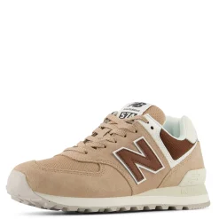 Fashion & Street*New Balance Women's , WL574 v2 Sneaker Flat Taupe/Rich Oak/Turtledove