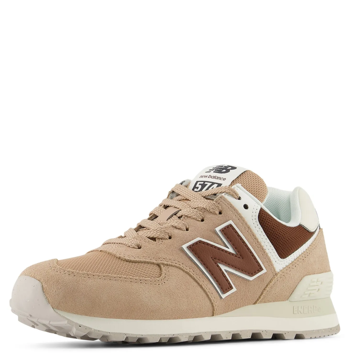 Fashion & Street*New Balance Women's , WL574 v2 Sneaker Flat Taupe/Rich Oak/Turtledove