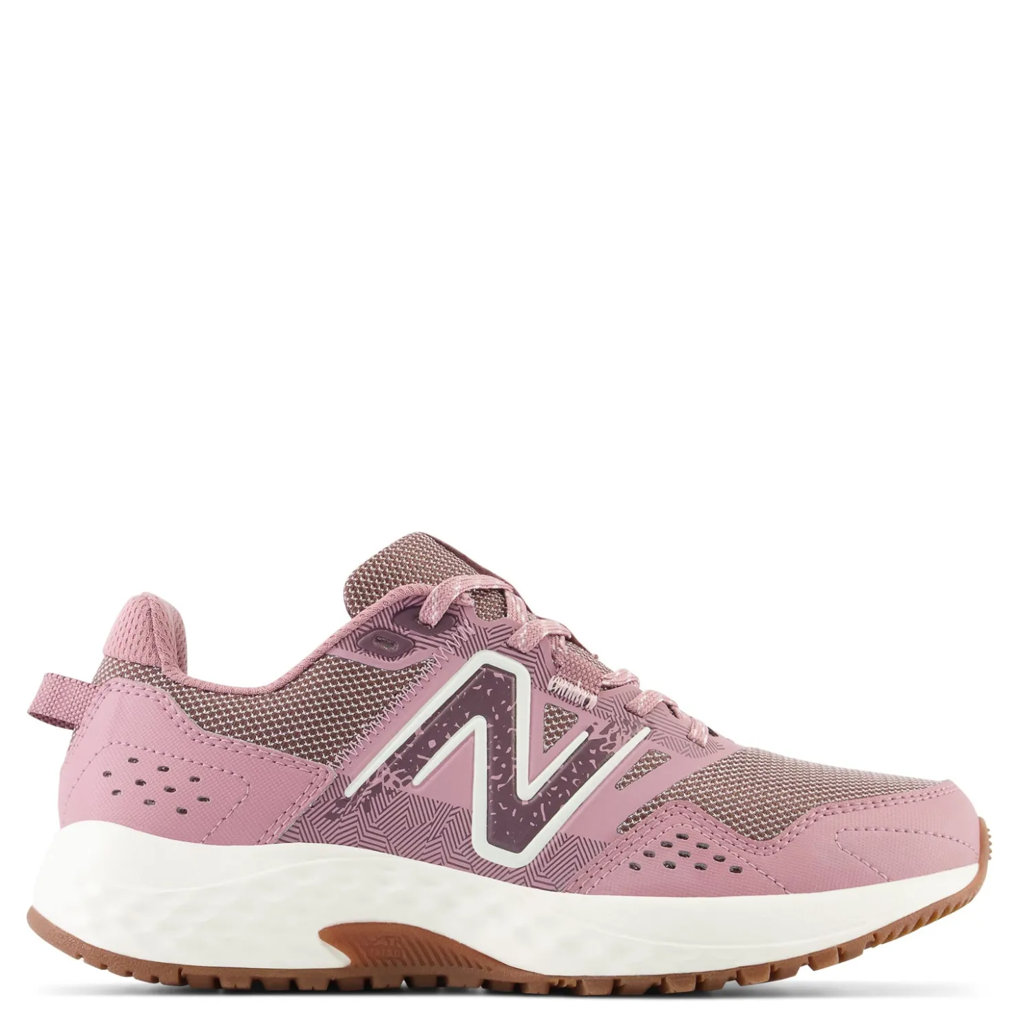 Trail & Hiking*New Balance Women's , WT410V8 Trail Running Shoe Licorice/Rosewood/Sea Salt