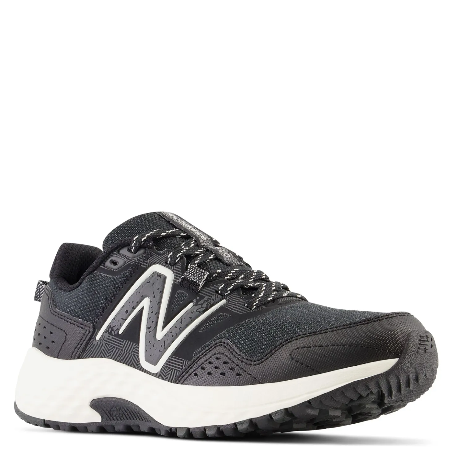 Running*New Balance Women's , WT410V8 Trail Running Shoe Blacktop / Seasalt