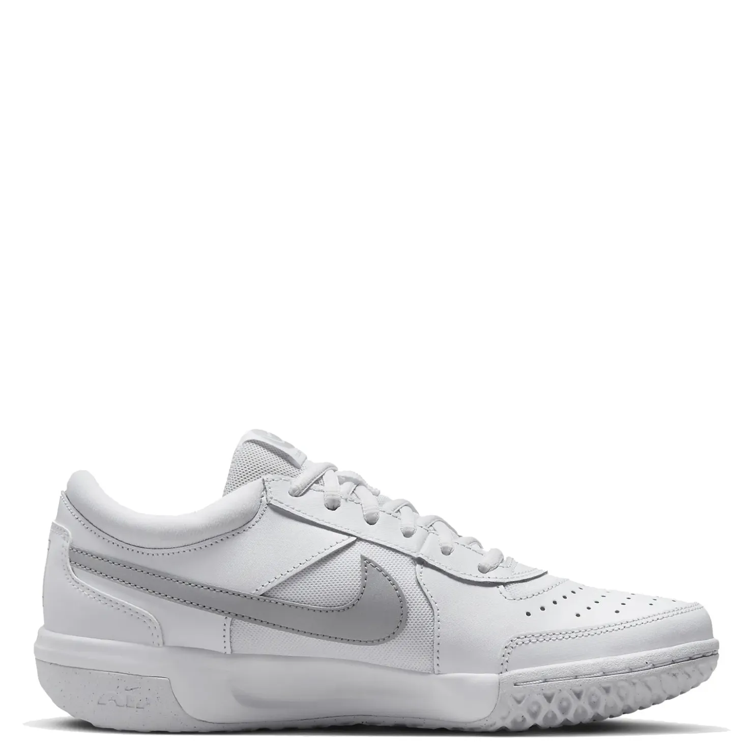 Court*Nike Women's , Air Zoom Lite 3 Tennis Shoe White/Silver