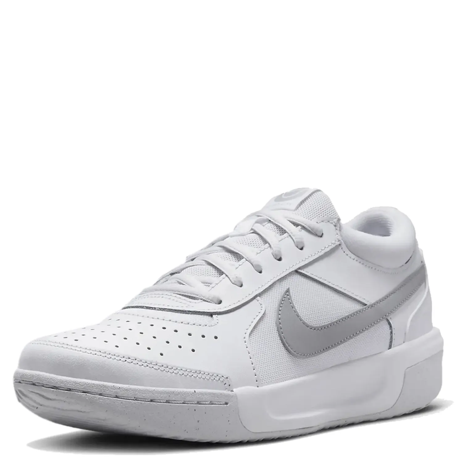 Court*Nike Women's , Air Zoom Lite 3 Tennis Shoe White/Silver