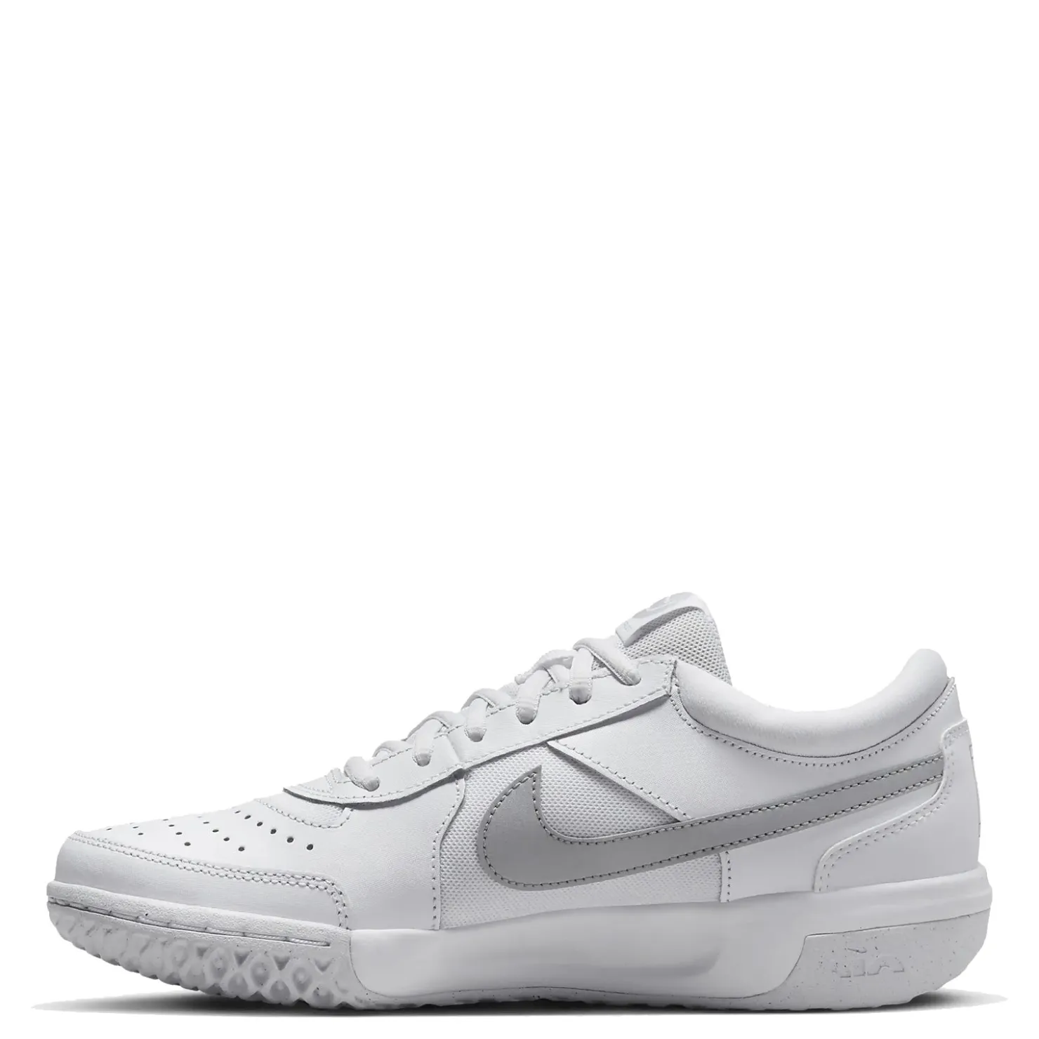 Court*Nike Women's , Air Zoom Lite 3 Tennis Shoe White/Silver