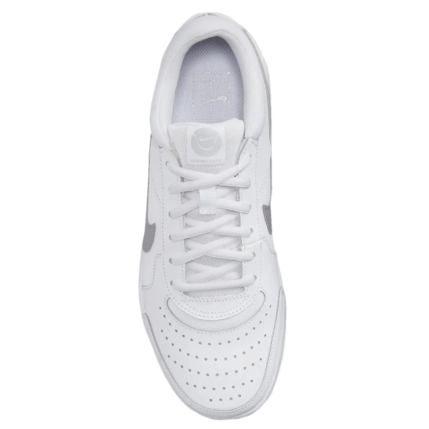 Court*Nike Women's , Air Zoom Lite 3 Tennis Shoe White/Silver