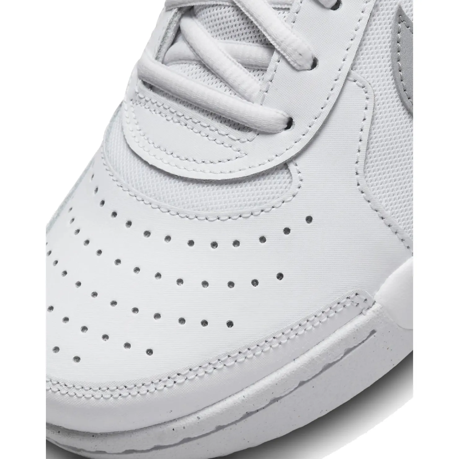 Court*Nike Women's , Air Zoom Lite 3 Tennis Shoe White/Silver