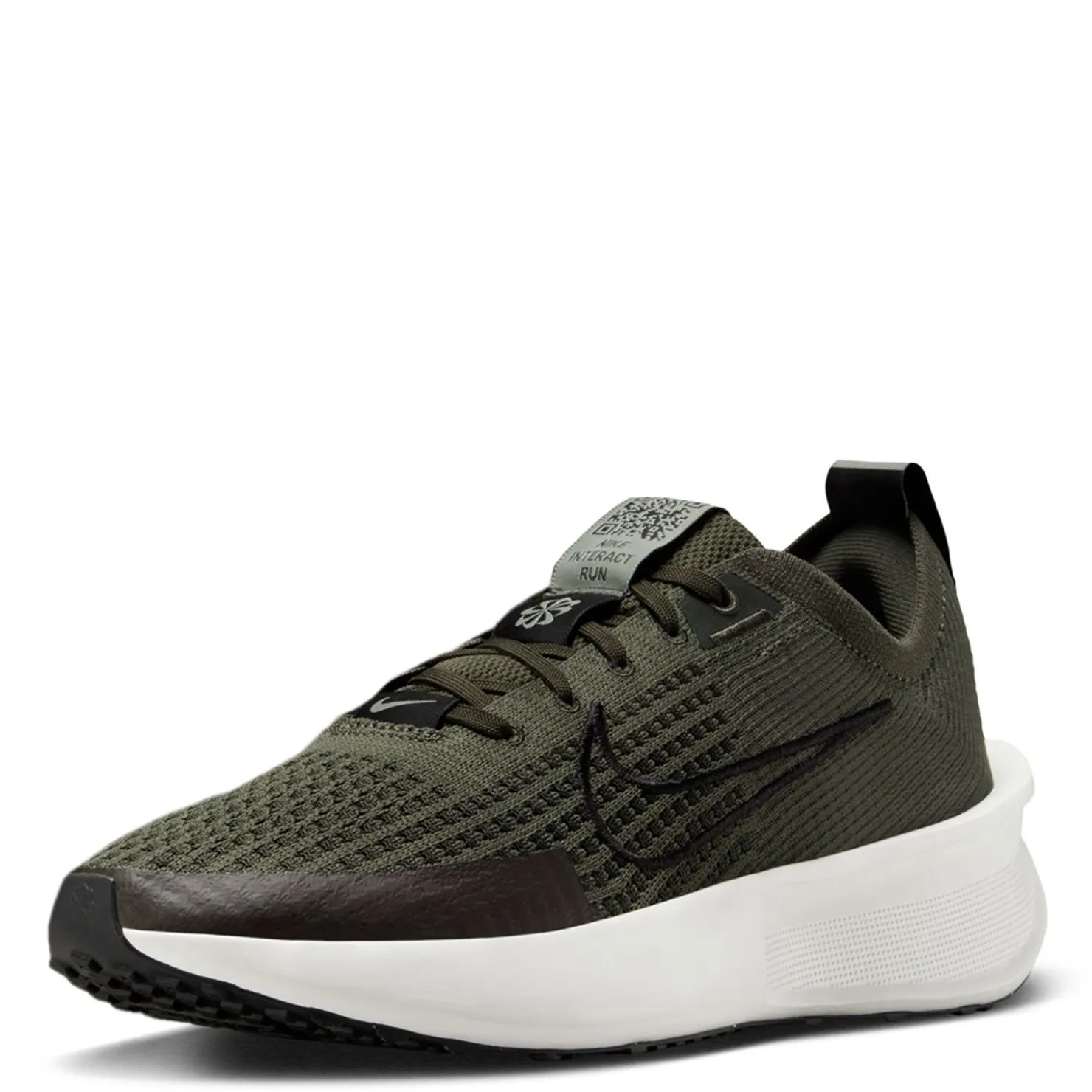 Running*Nike Women's , Interact Run Running Shoe Cargo Khaki/Black-Jade Horizon