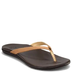 Flip Flops*OluKai Women's , Ho'opio Thong Sandal Brown