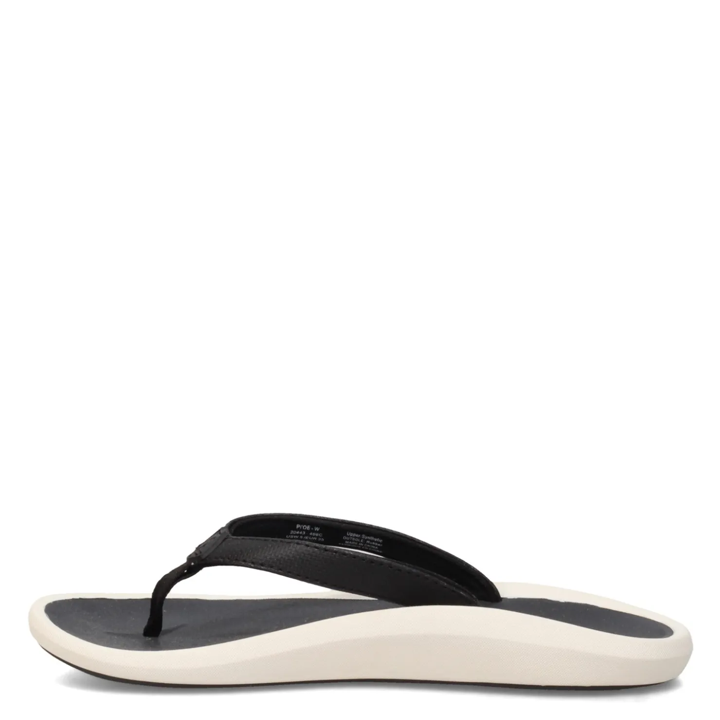 Flip Flops*OluKai Women's , Pi'oe Sandal Black
