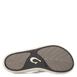 Flip Flops*OluKai Women's , Pi'oe Sandal Black