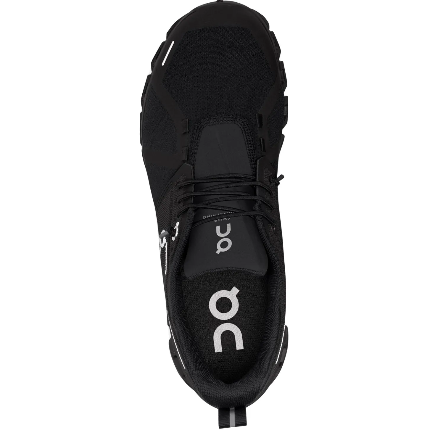 Running*ON Running Women's , Cloud 5 Waterproof Running Shoe All Black