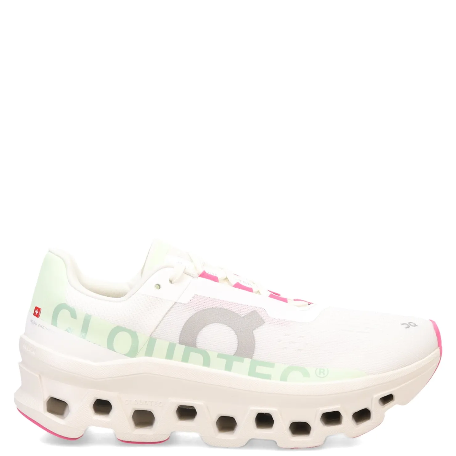 Running*ON Running Women's , Cloudmonster Running Shoe White/Lima