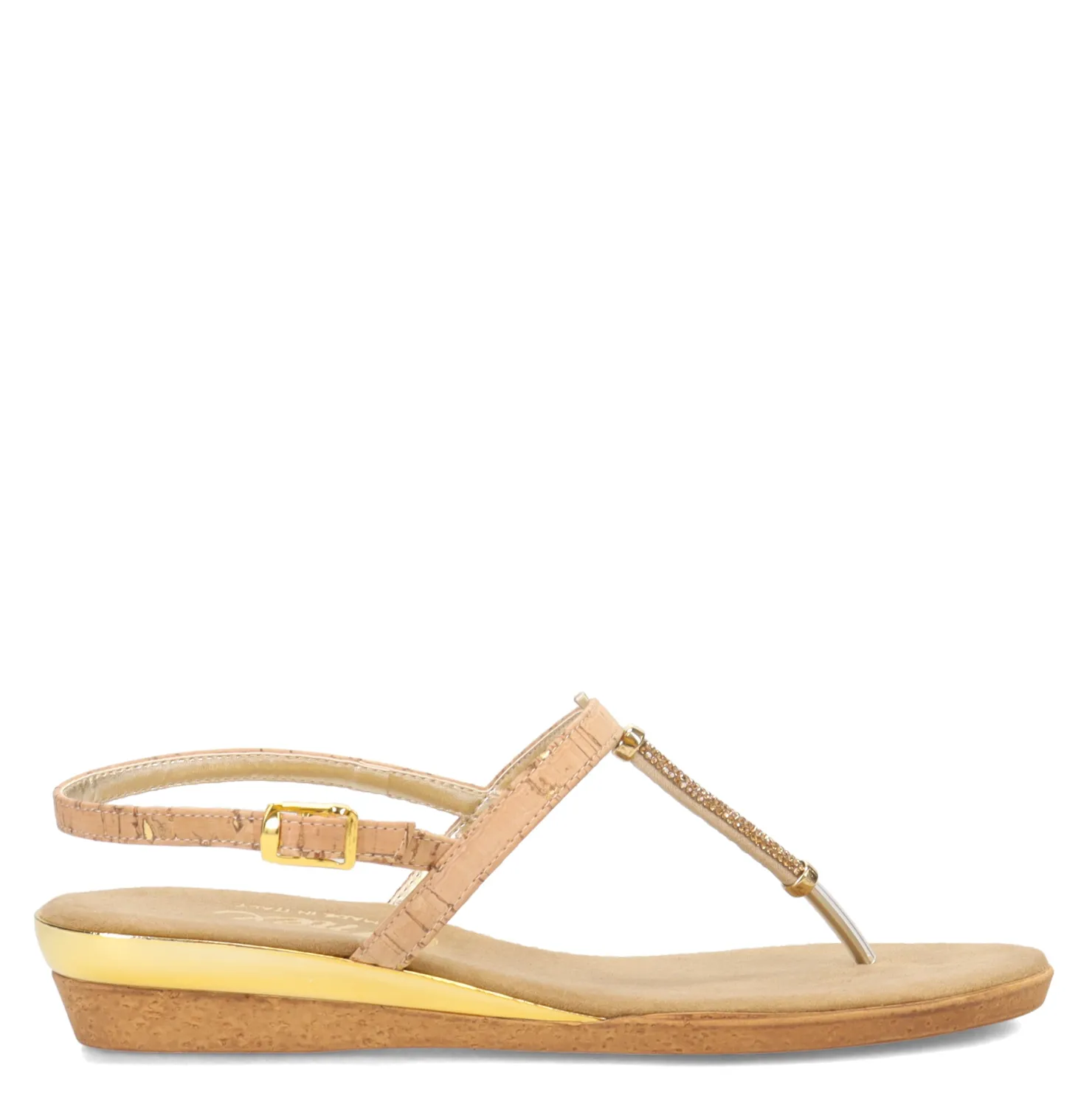 Footbed Sandals*Onex Women's , Ava Sandal Cork Gold