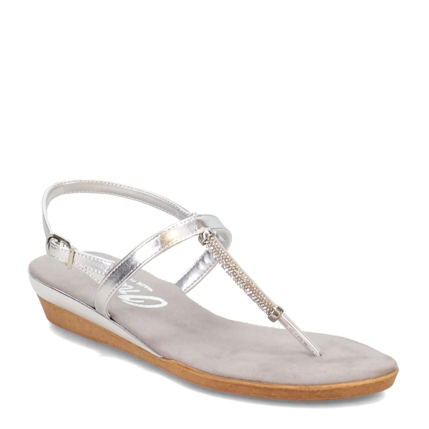 Wedges*Onex Women's , Ava Sandal Silver