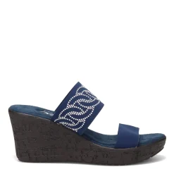Wedges*Onex Women's , Bernice Sandal Navy