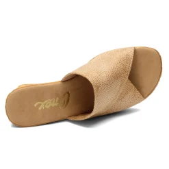 Wedges*Onex Women's , Christina Sandal Beige Tan
