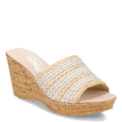 Wedges*Onex Women's , Claire Sandal White