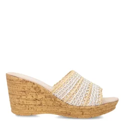 Wedges*Onex Women's , Claire Sandal White