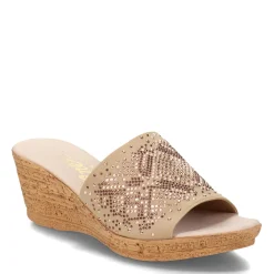 Wedges*Onex Women's , Joline Sandal Beige