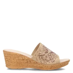 Wedges*Onex Women's , Joline Sandal Beige