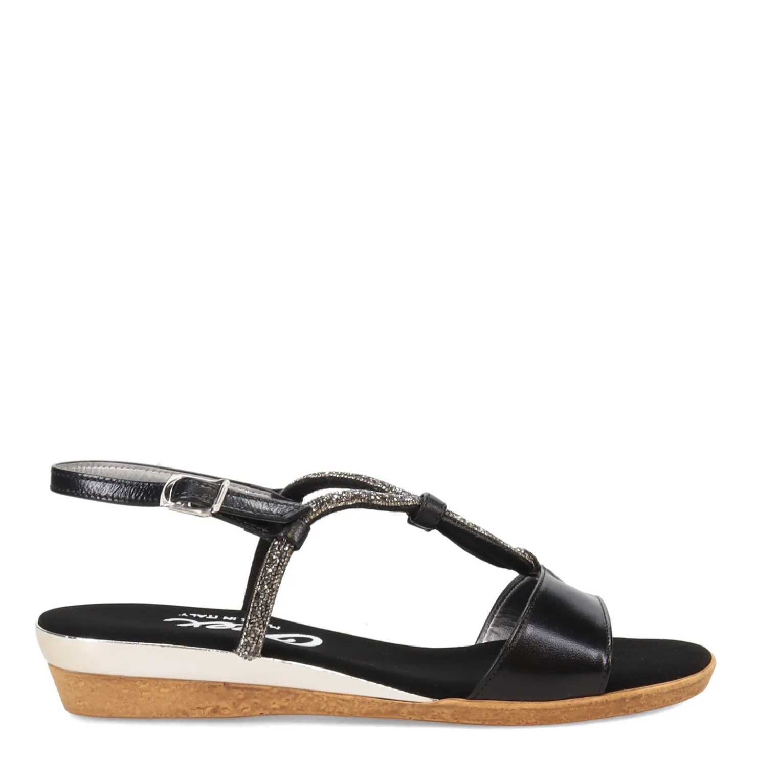 Wedges*Onex Women's , Malta 2 Sandal Black