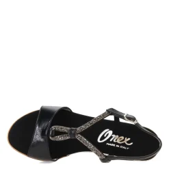 Wedges*Onex Women's , Malta 2 Sandal Black