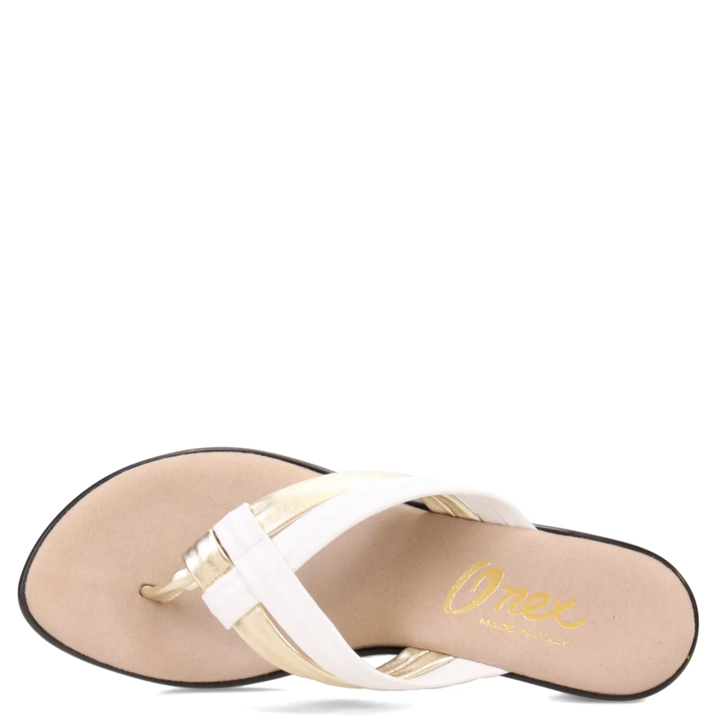 Flip Flops*Onex Women's , Melba Sandal White Gold
