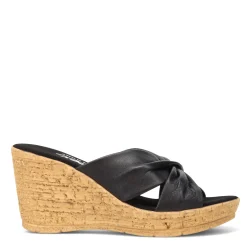 Wedges*Onex Women's , Ruth Sandal Black