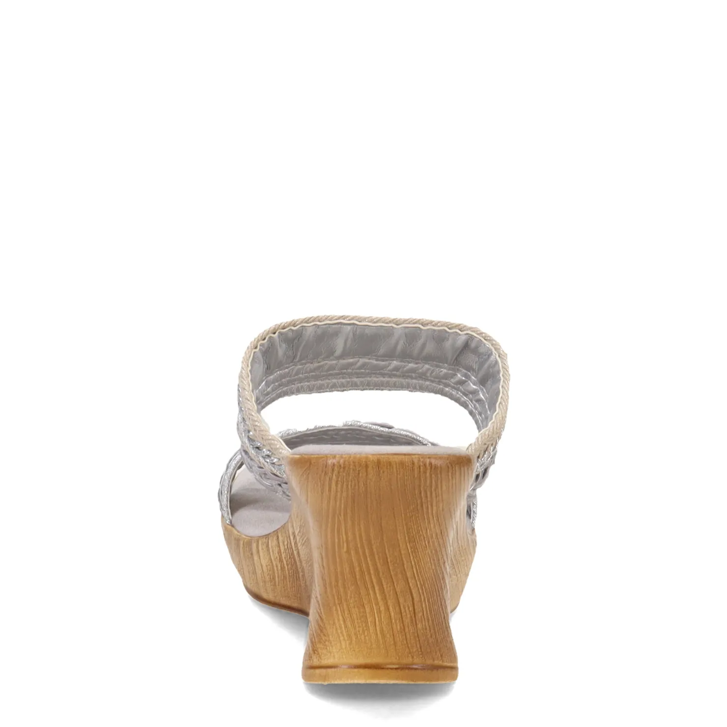 Wedges*Onex Women's , Tabitha Sandal Silver Mix