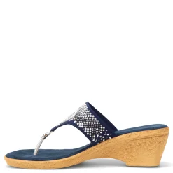 Heeled Sandals*Onex Women's , Valorie Sandal Navy