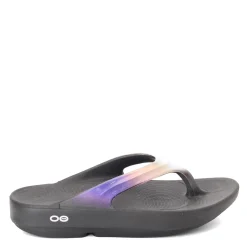 Flip Flops*OOFOS Women's , OOlala Luxe Sandal Black