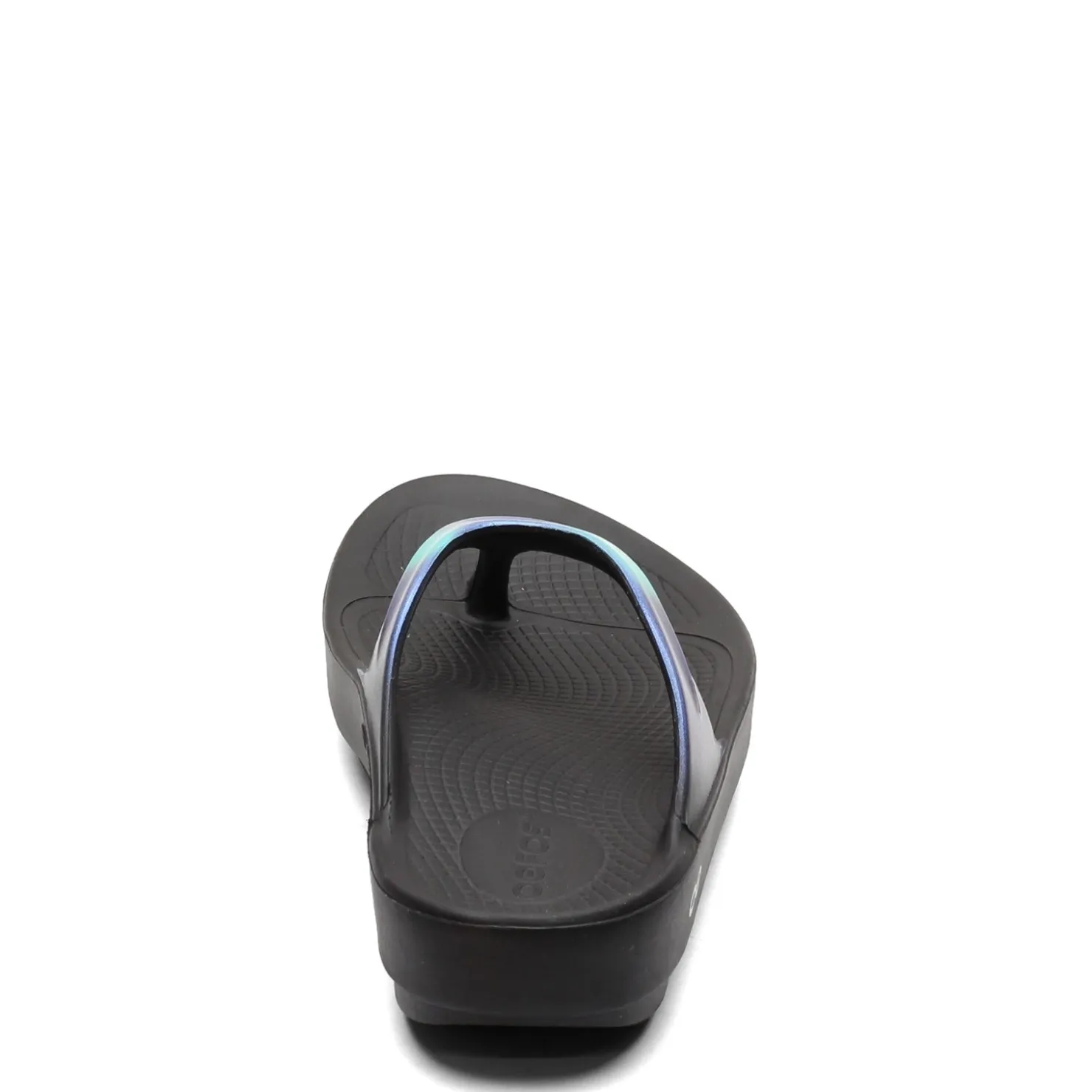 Flip Flops*OOFOS Women's , OOlala Luxe Sandal Blue Multi