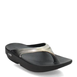 Flip Flops*OOFOS Women's , OOlala Luxe Sandal Latte