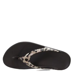 Flip Flops*OOFOS Women's , OOlala Sandal Cheetah