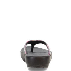 Flip Flops*OOFOS Women's , OOlala Sandal Neon Rose