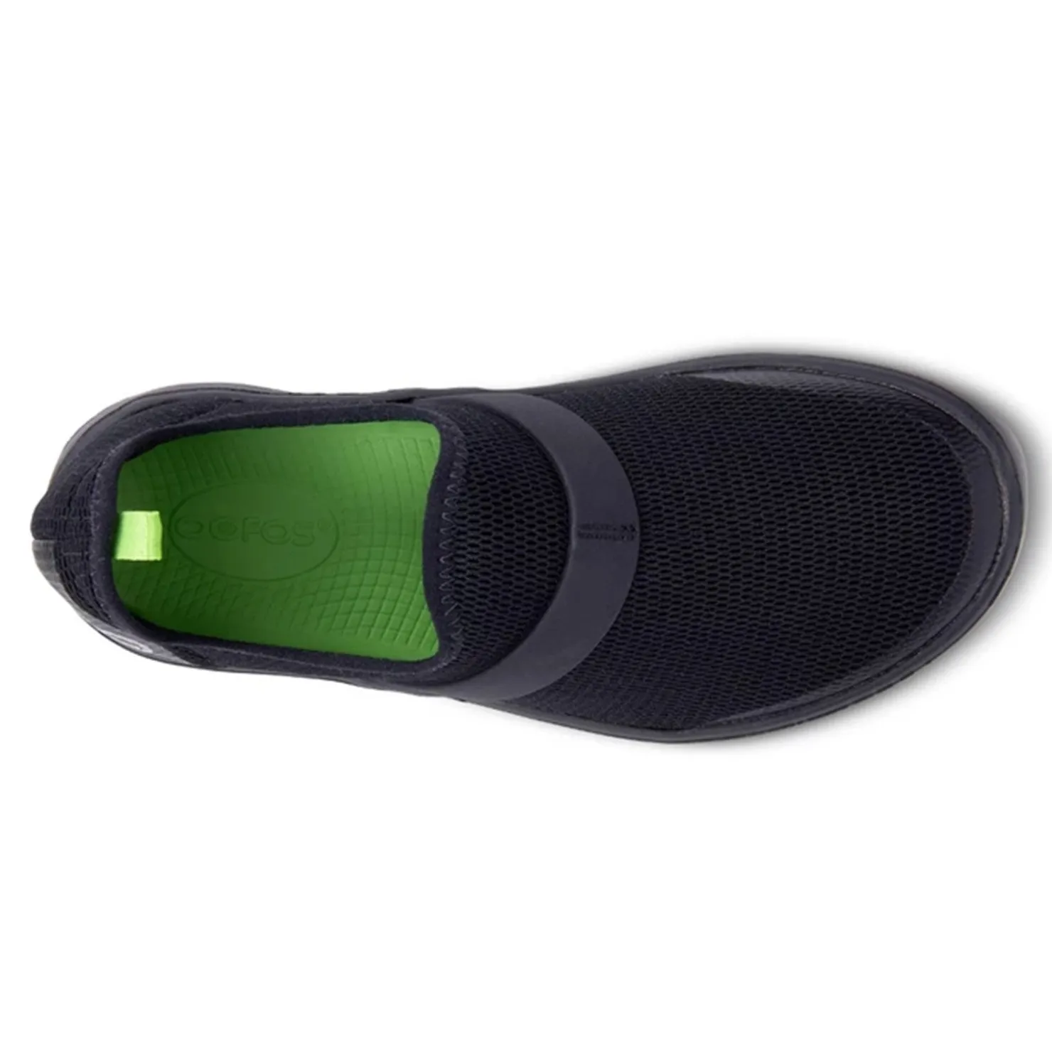 Walking*OOFOS Women's , OOmg Slip-On Recovery Shoe Black