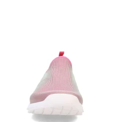 Fashion & Street*OOFOS Women's , OOmg Sport Sneaker White / Fuchsia