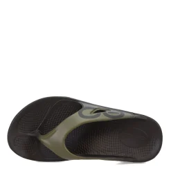Flip Flops*OOFOS Women's , OOriginal Sandal Tactical Green