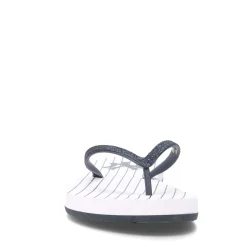 Flip Flops*Reef Women's , Cushion Bounce Stargazer Sandal Mlb White Yankees