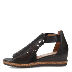 Wedges*Remonte Women's , D3056 Sandal Black