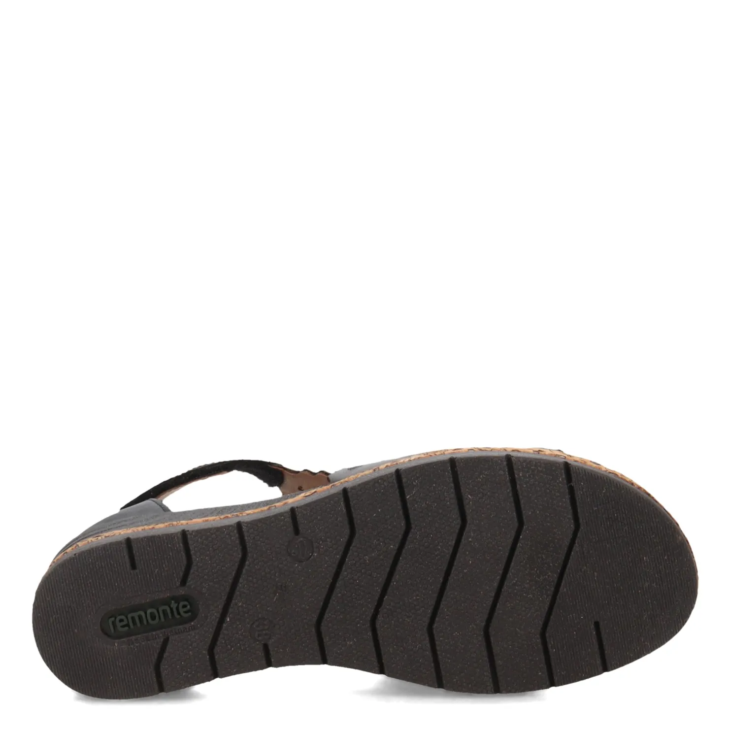 Wedges*Remonte Women's , D3056 Sandal Black