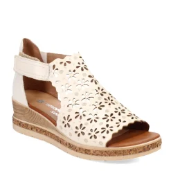Wedges*Remonte Women's , D3056 Sandal Porzellan