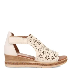 Wedges*Remonte Women's , D3056 Sandal Porzellan