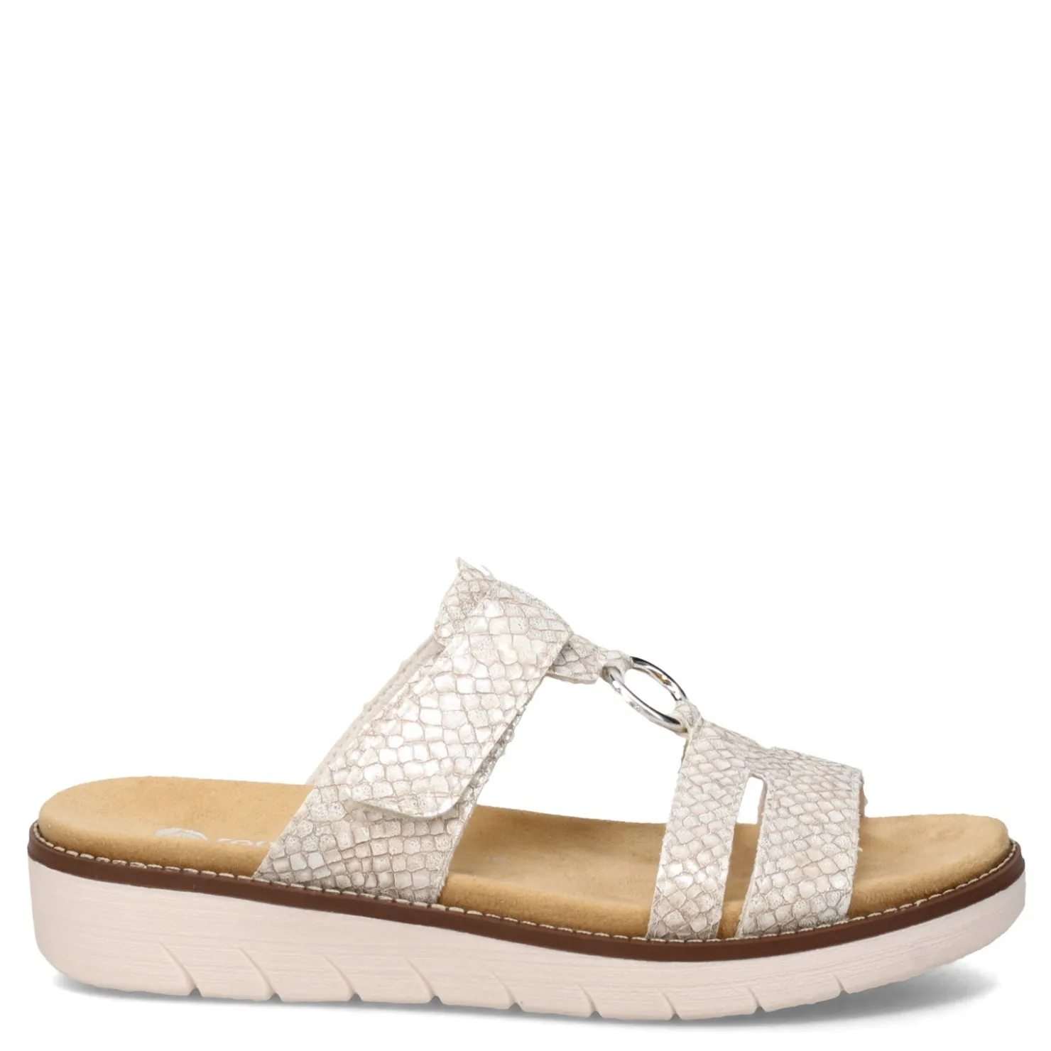 Footbed Sandals*Rieker Women's Remonte, Jocelyn 56 Sandal Off White