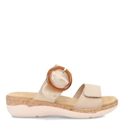 Wedges*Remonte Women's , R6858 Sandal Beige