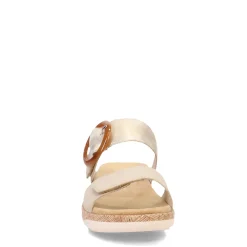 Wedges*Remonte Women's , R6858 Sandal Beige